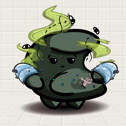 Floater Think It Don't Stank Green Sausage Shit with ChipotlE Coli. and Troll