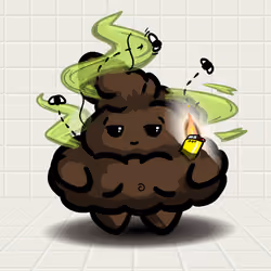 Sinker Think It Don't Stank Brown Fat Shit with Lighter