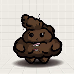 Sinker At Home Brown Fat Shit with Dentures