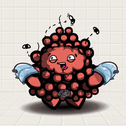 Floater Encrapment Bloody Dingleberries Shit with Butthole Hair