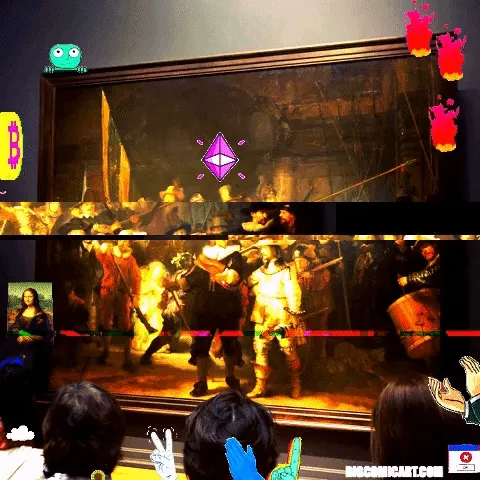 The Night Watch RE-immortalized on the Blockchain