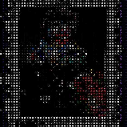 The Ether Rembrandt (with a Rose Bouquet)  - High Resolution Digital Art by Big Comic