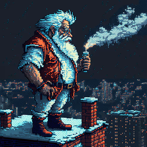 Pixelated 0xmas