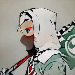 cel shading | a flag with checkers # 34
