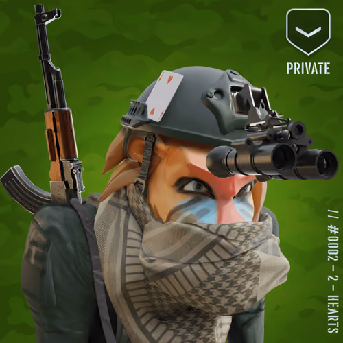 Angry Peach Private Baboon #2