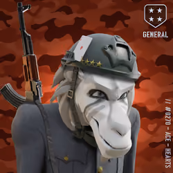 Angry Albino General Baboon #270