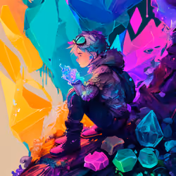 Rainbow Stone #324