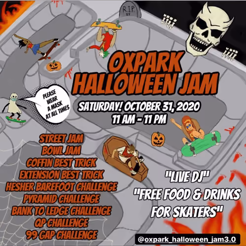 OxPark Halloween Jam 2020 commemorable