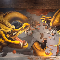 3D dragon