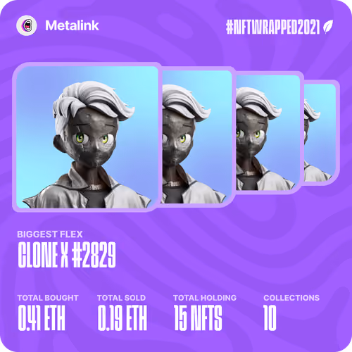 NFT Wrapped 2021 - 16440909139969769