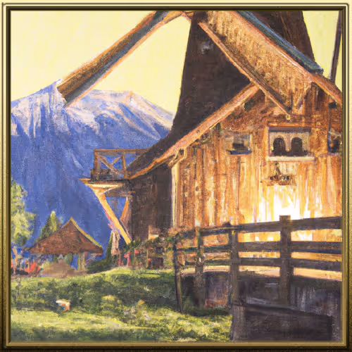 Alpine Serenity - Fine DigitAIzed Art #577