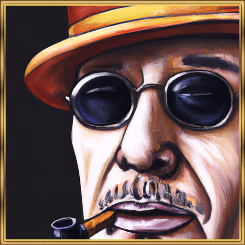 The Enigmatic Connoisseur - Fine DigitAIzed Art #548