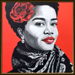 Elegance in Contrast - Fine DigitAIzed Art #1923