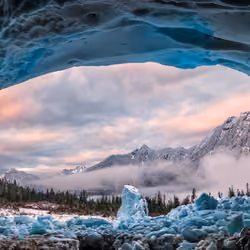 Ice Cave With A View
