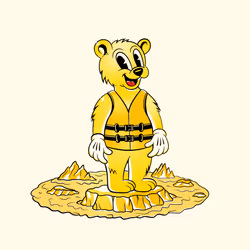 Gold Bipolar Bear