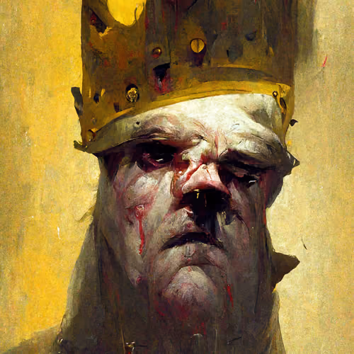 I said: "Hail to the king!"