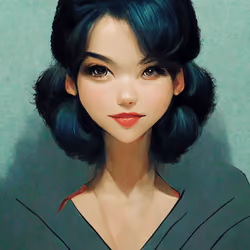 女性 (AI) #100