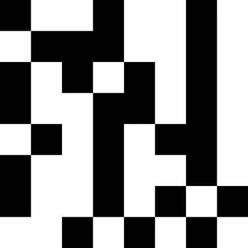 Proof of Work 8x8 Binary Random