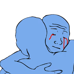 wojaks blue crying