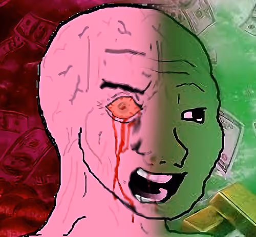 pink green wojak classic
