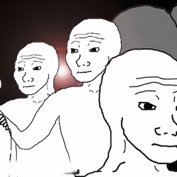 wojak 6 feels guys