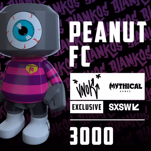 Peanut FC Blanko #2092 SXSW Card Redeemable Game Character