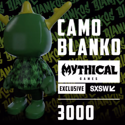 Mythical Camo Blanko #1853 Redeemable Game Character