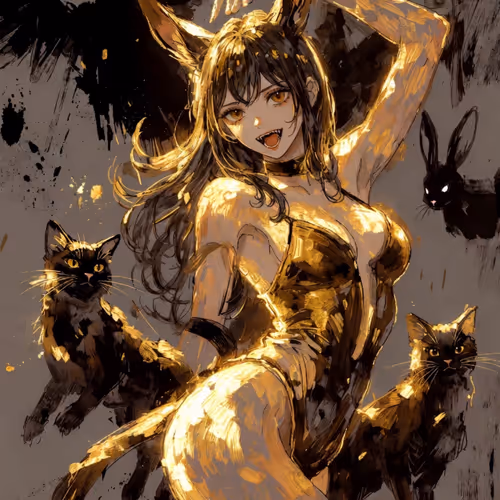 Oil Painting Glowing NFT Art Fantasy Chracter