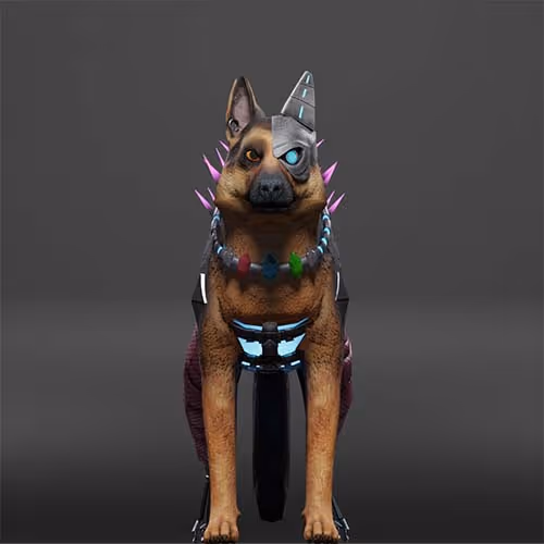 Rare Black German Shepherd: #11803