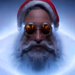 Cyborg Santa