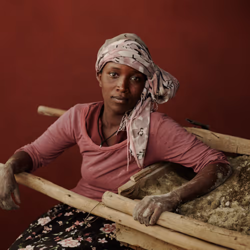 Ethiopia - Portraits - Portrait of Gete, a construction worker  