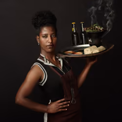 Ethiopia - Portraits - Portrait of Aster, a waitress 