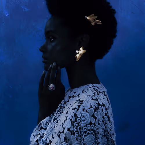 Afromythology - Fanm Jade Ble
