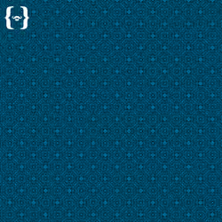 Rhombs Cyan Pattern