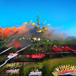 Abstract Art Collection Piece #56 (The Flower Bridge)