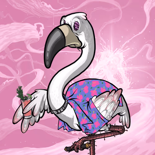 Pink Flamingo #2499