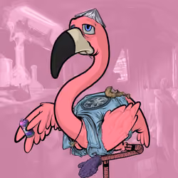 Pink Flamingo #2367