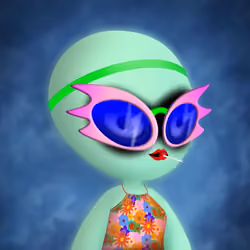 Alien Girl 1783