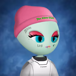 Alien Girl 2549
