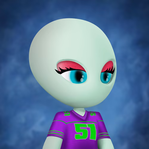 Alien Girl 2357