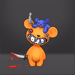 Evil Teddy Bear #1198