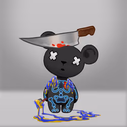 Evil Teddy Bear #3760