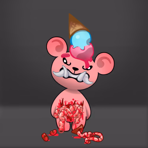 Evil Teddy Bear #1475