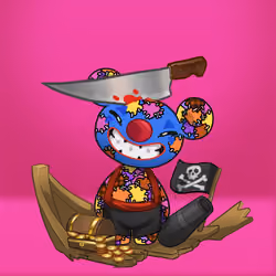 Evil Teddy Bear #2581