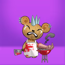 Evil Teddy Bear #4114