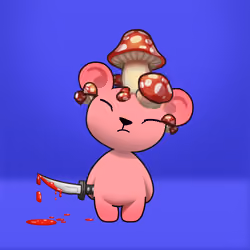 Evil Teddy Bear #3714