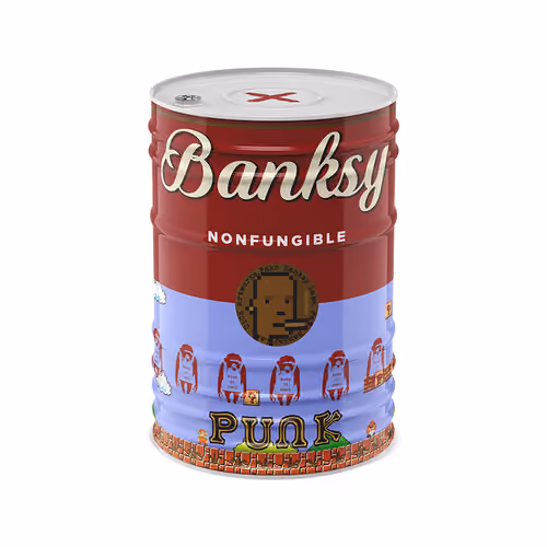 Fake Banksy Punks #214