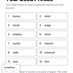 Your Seed Phrase #479