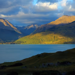 View of the Greenstone River Across Lake Wakatipu #0651