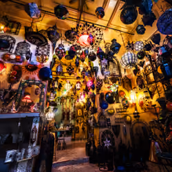 Lamp Shopping in Fes #0509